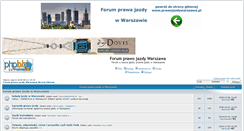 Desktop Screenshot of forum.prawojazdywarszawa.pl