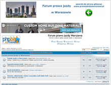 Tablet Screenshot of forum.prawojazdywarszawa.pl