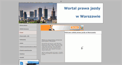Desktop Screenshot of prawojazdywarszawa.pl